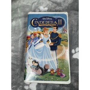 VHS tape for the animated movie Cinderella II: Dreams Come True